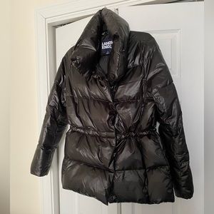 Lands’ End Wrap Quilted Down Jacket